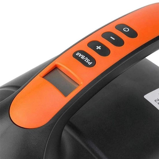 Pompa di aria elettrica - 20 PSI - Spegnimento automatico - Nero - Pompa ad alta pressione - Ideale per canoe e lettini gonfiabili - Codice prodotto C...