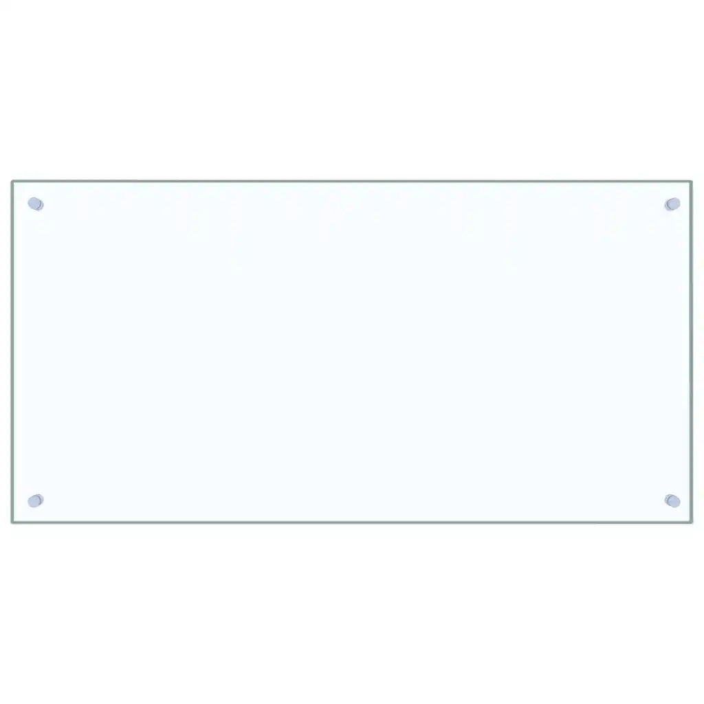 Schienale da cucina 2 pz Trasparente 100 x 50 cm CFW7476899