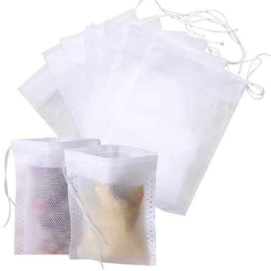 Set di sacchetti a filtro in tessuto per caffè 100 pezzi