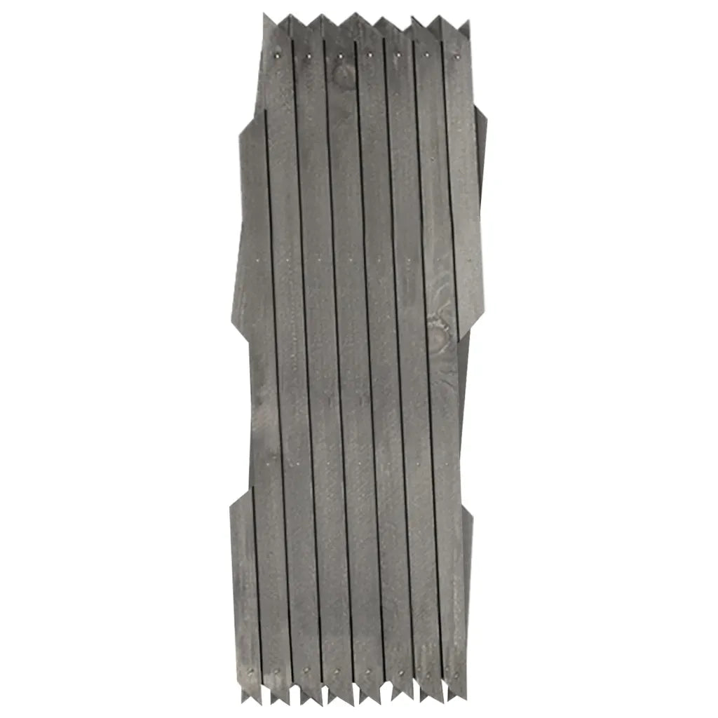 Recinzione da Giardino | Recinzione a Traliccio 5 pz in Massello Abete Grigio 180x30 cm