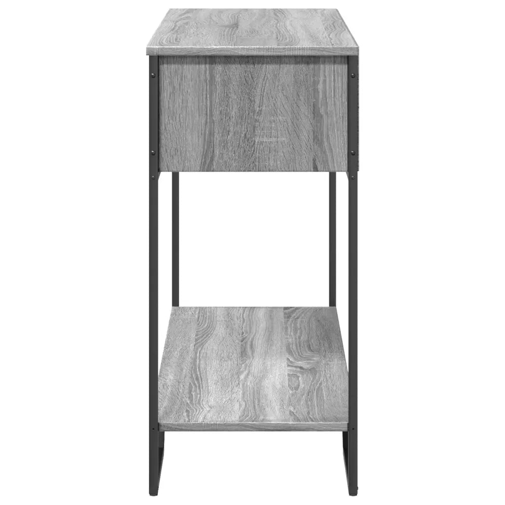 Tavolo Consolle Grigio Sonoma 100x35x74,5 cm in Truciolato