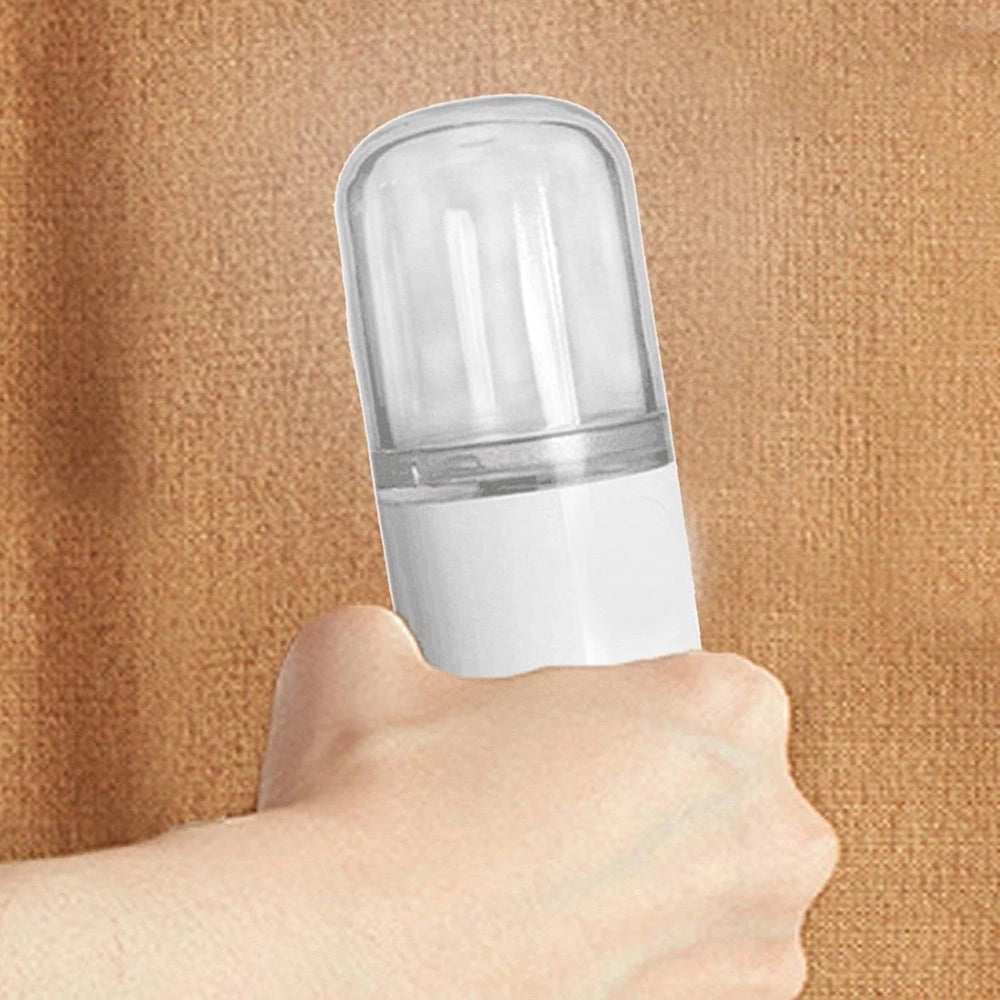 Trade Shop - Nano Spray Idratante Umidificatore Facciale Vaporizzatore Viso Tasca Viaggio Cordless -
