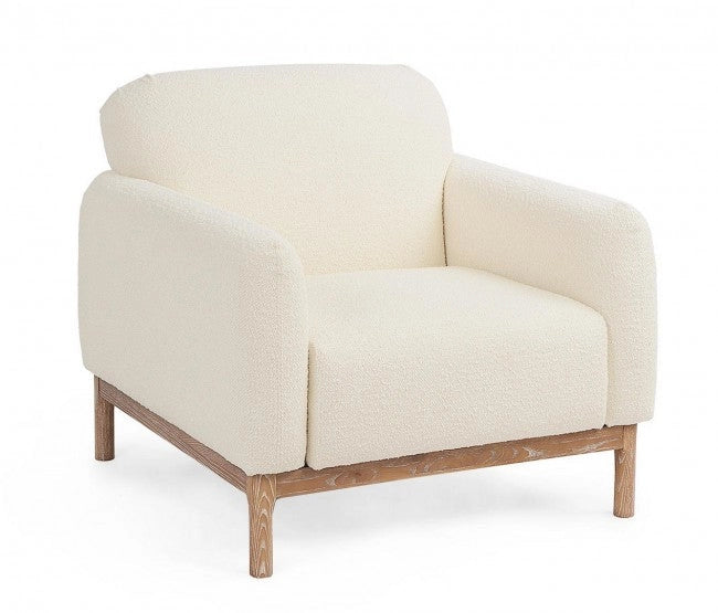 Poltrona 91x87x82h cm Detroit Naturale Bouclè