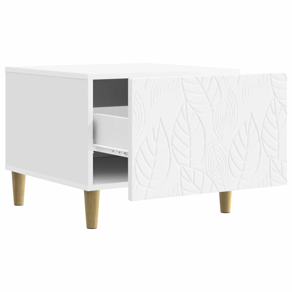 Tavolino da salotto Bianco 50 x 49 x 40 cm Legno ingegnerizzato 895195
