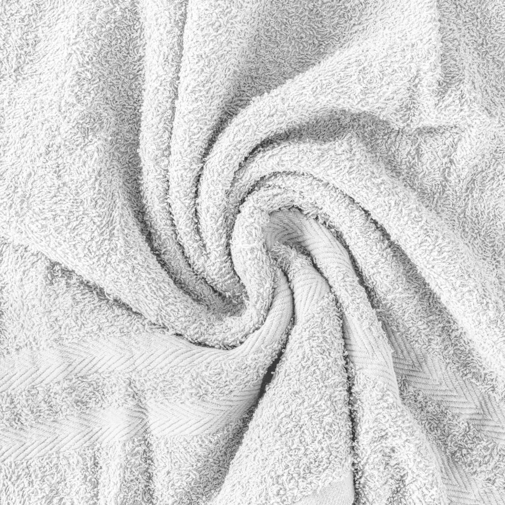 Set Asciugamani Bagno 6 Pezzi in Spugna di Cotone 400 g/m², 2 Teli 70x140 cm, 2 Asciugamani 50x90 cm e 2 Ospiti 30x50 cm, Morbidi e Assorbenti Bianco