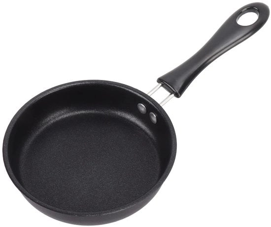 Piastra per Cottura Antiscivolo - 14 cm - Piastra per Uova - Cottura - Accessori da Cucina - Adatto per Cottura Interna/Esterna - Piastra in Acciaio Inox Duraturo
