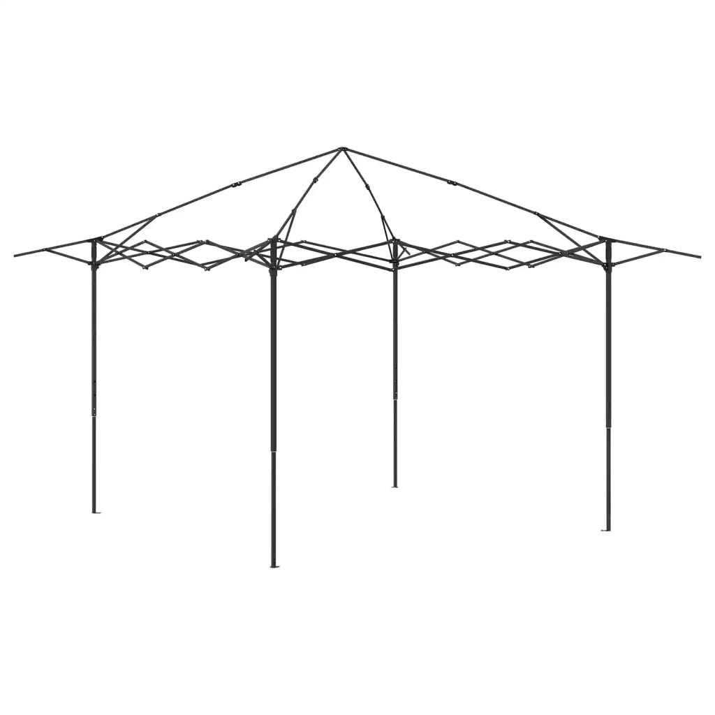 Gazebo con 4 Pareti 3,3 x 3,3 m Grigio chiaro e Antracite 42036814