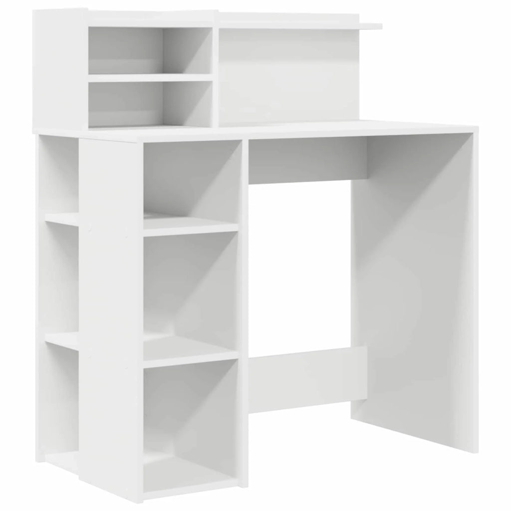 Scrivania Bianco 90 x 48 x 101,5 cm Legno multistrato 869522