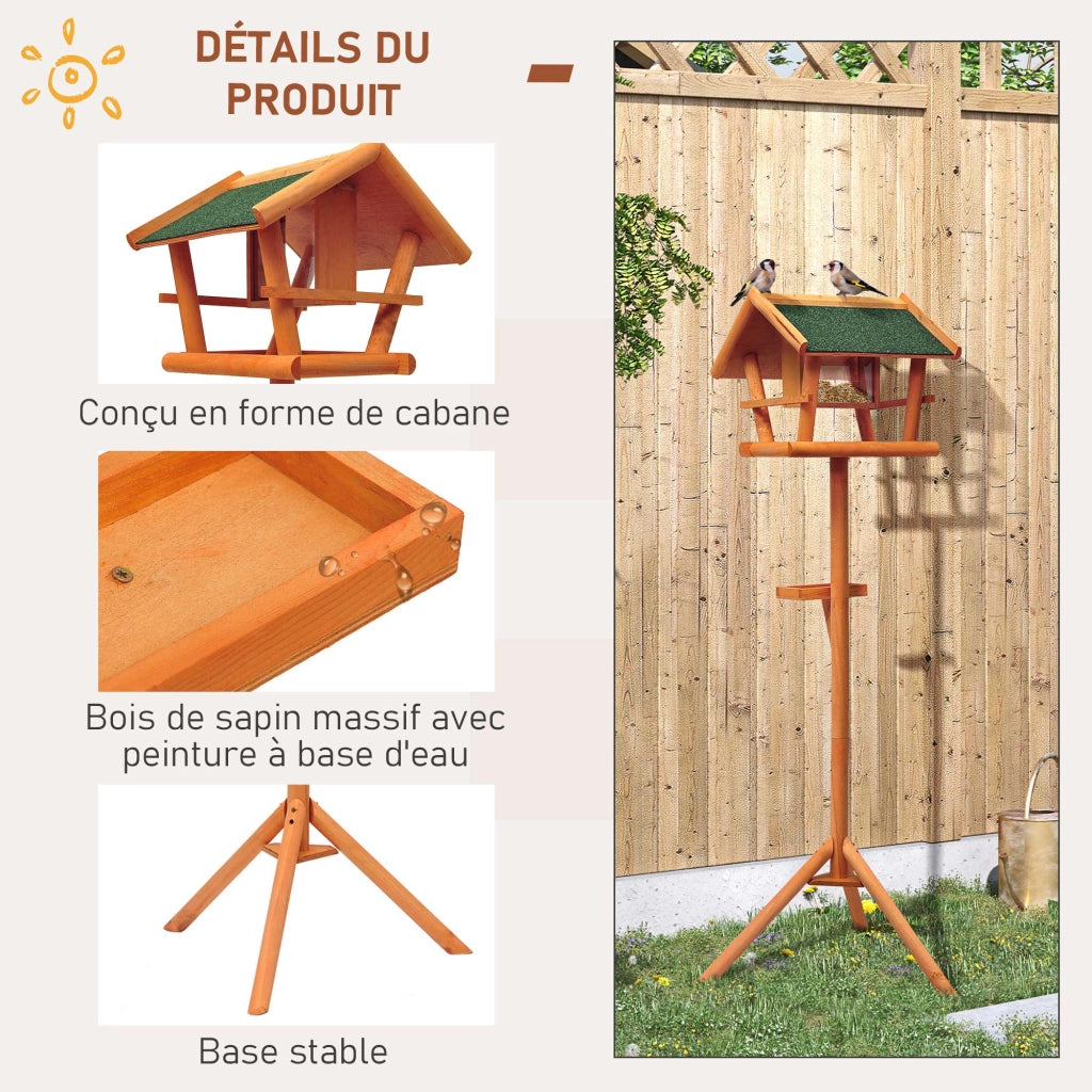 Mangiatoia per uccelli in legno ¨C zephmum ¨C 150cm