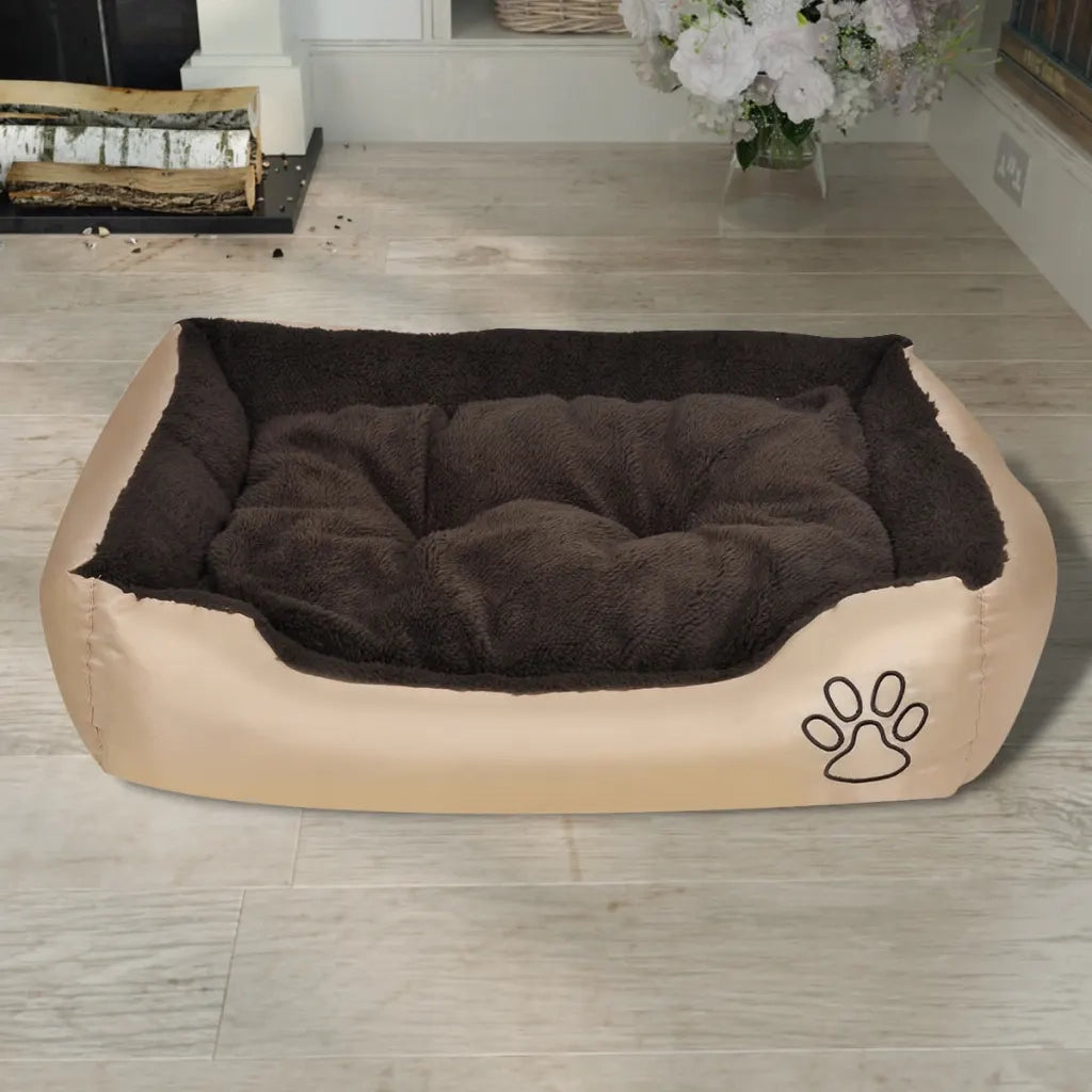 Letto Caldo per Cani con Cuscino Imbottito XL CFW5516292