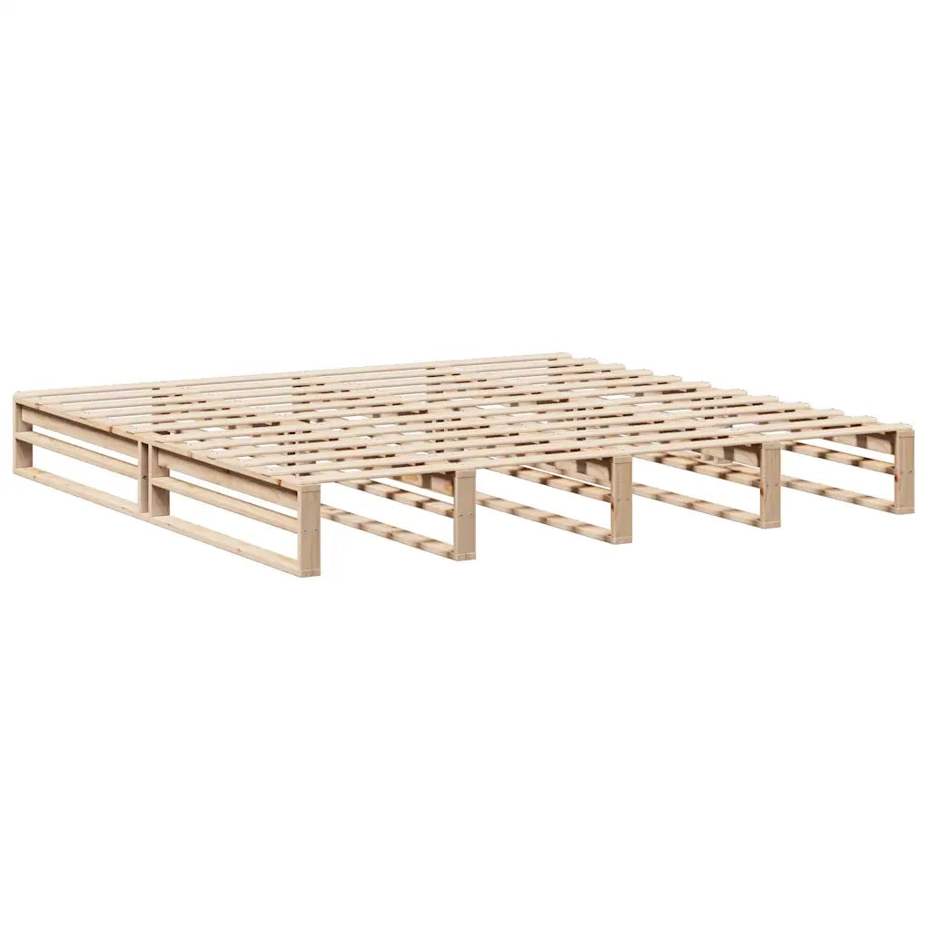 Letto senza Materasso 200x200 cm in Legno Massello di Pino 3302321