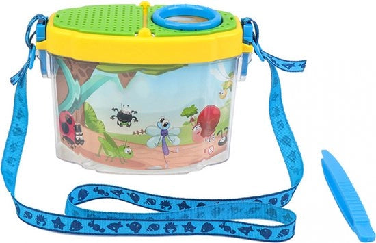 Kit di osservazione insetti per bambini con lente di ingrandimento e pinza - contenitore per insetti - gioco all'aperto per bambini - set di esplorazione