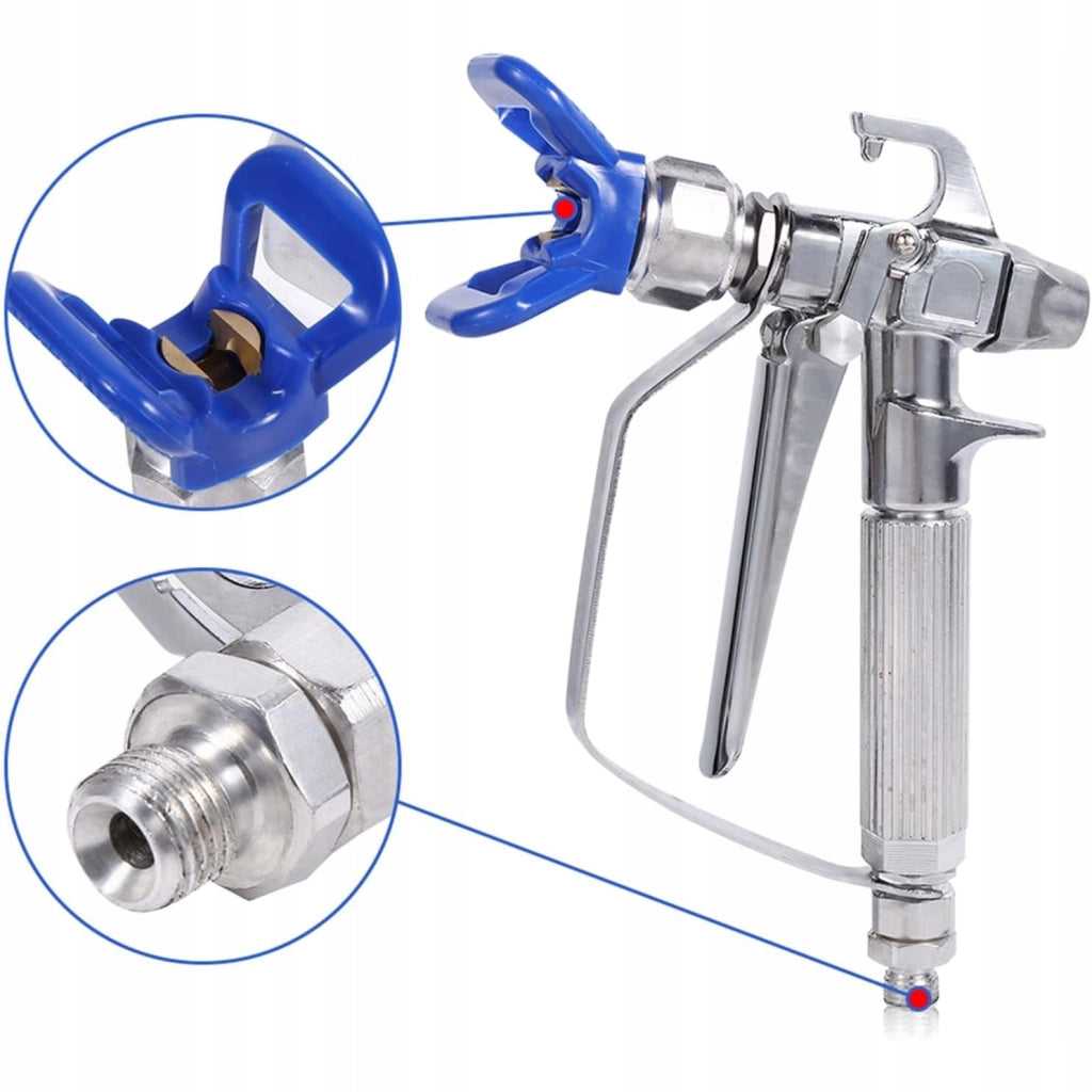 Pistola a Spruzzo Zenthril Nexus – Acciaio Inossidabile con Filtro | Pressione Max 248 Bar | Verniciatura Professionale