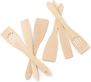 Set di spatole in legno - 6 pezzi - Cucina - 30 cm