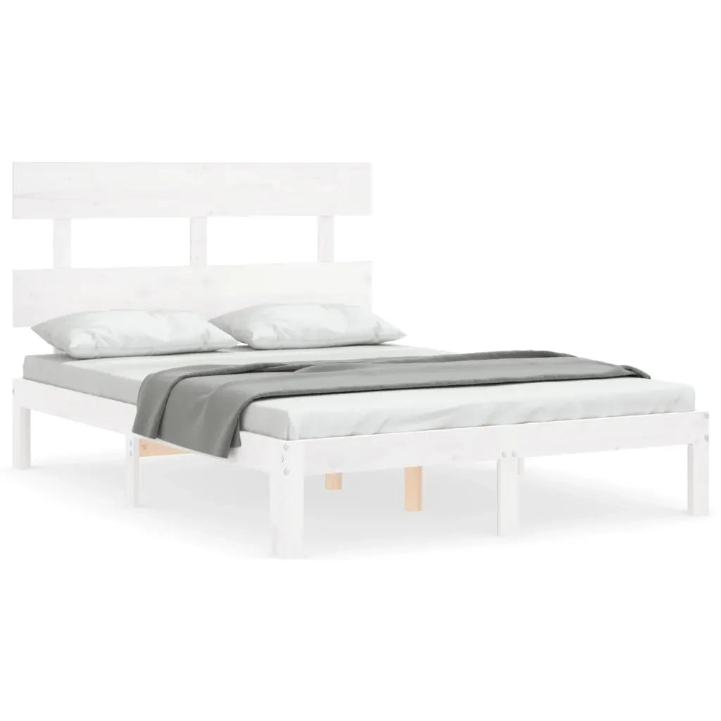 Giroletto con Testiera Bianco Small Double Legno Massello 3193502