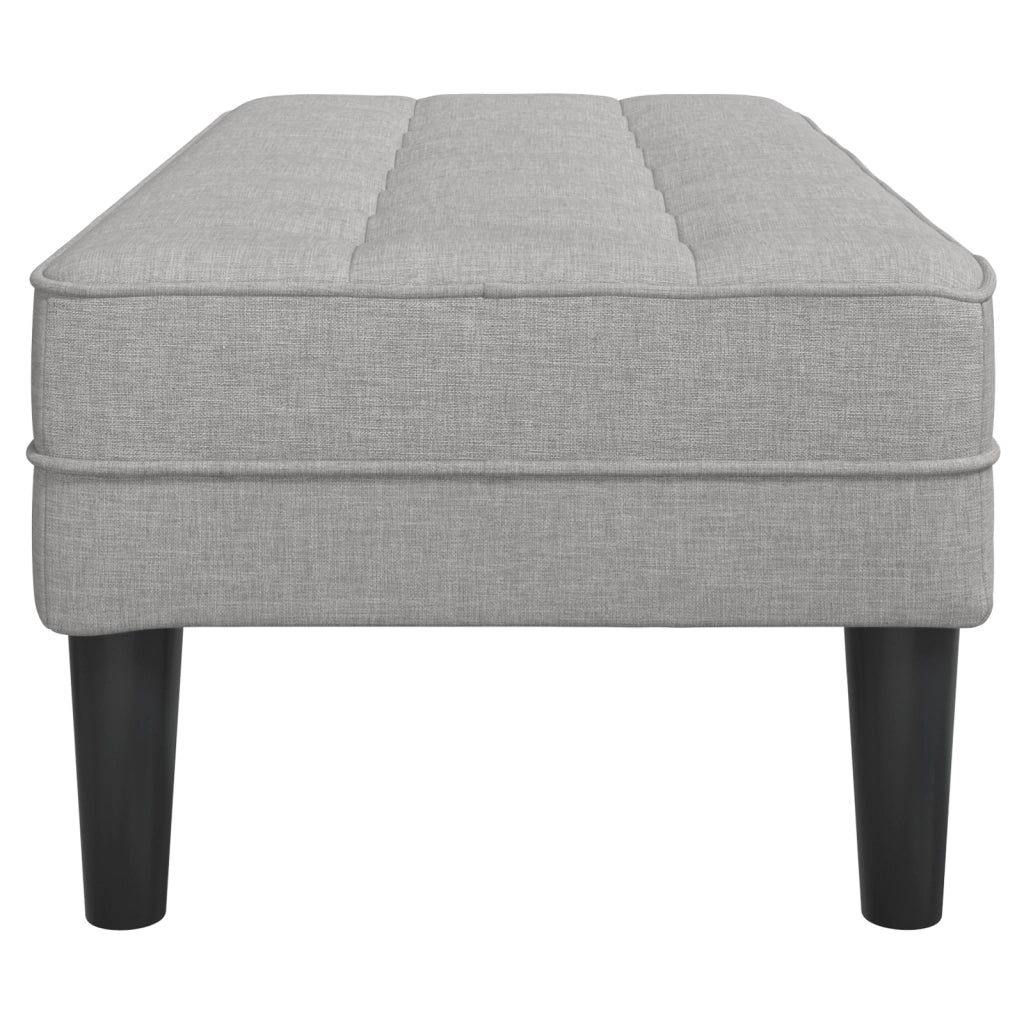 Panca  Grigio Nuvola 113x57x39 cm Tessuto