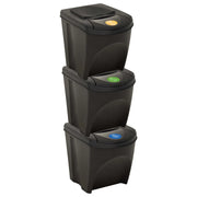Contenitori impilabili 3 pezzi antracite 75 L 02_0006079