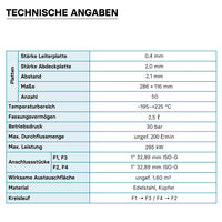 Scambiatore a piastre saldobrasate in acciaio inox, 50 piastre Max 285 kW