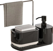 Set di rilascio sapone per cucina - Rilascio sapone per cucina con alloggio asciugamano per superficie di lavoro
