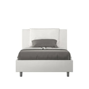 Letto 1 Piazza e Mezzo 120x200 cm Senza Rete Antea Bianco
