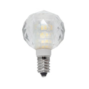 Trade Shop - Lampadina Led Globo E14 Vetro Cristallo Lampada 6watt Luce Calda Fredda Naturale - -bianco Caldo      -