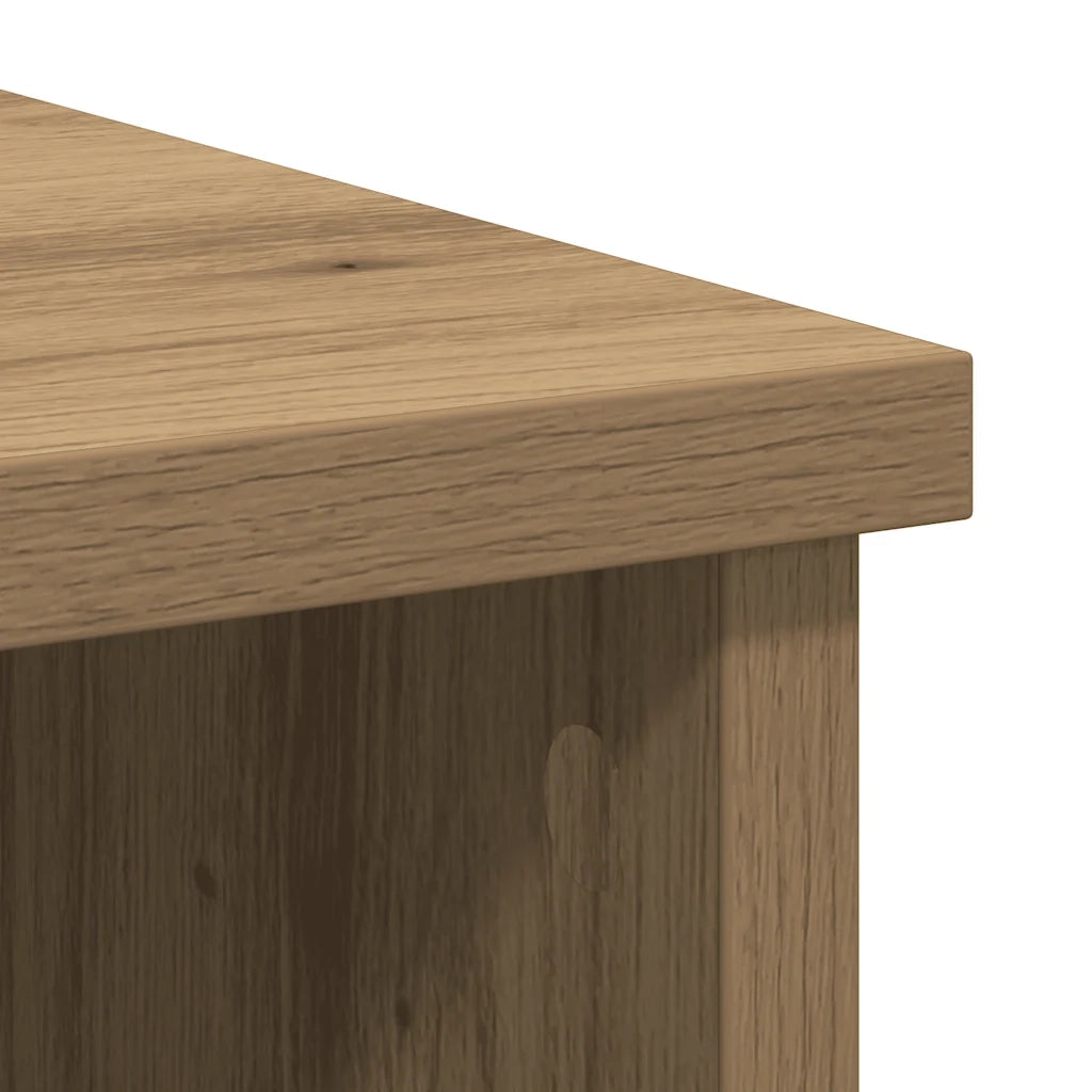 Credenza con Cassetto Rovere Artigianale 101x35x76cm Truciolato 861570
