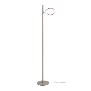 Lampada da terra GPIT31 in alluminio finitura tortora, 25W LED integrato 3000K, 1391lm, dimmerabile, fascio orientabile 120° - Gea Luce