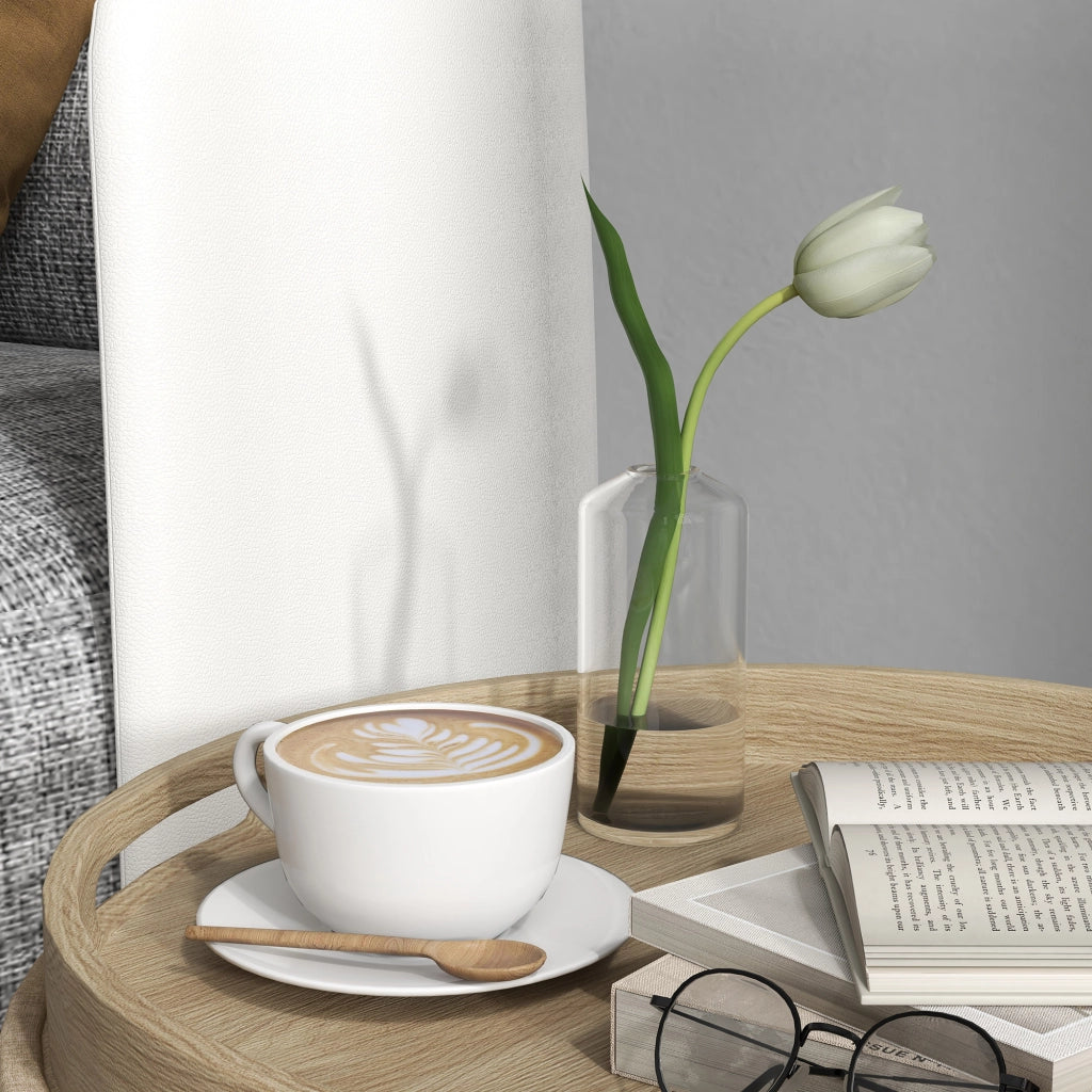 Pouf con cuscino e vano ¨C Minimal ¨C legno beige