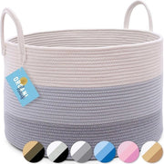 Mand per la Cucina | Cestino per la Cucina | Mand Dekens | Mand per la Cucina Grande | Mand per Bambini | Mand per la Cucina Grande | Mand per la Camera dei Bambini | Mand per Bambini | Cestino per la Cucina Grande 50x33 - Grigio