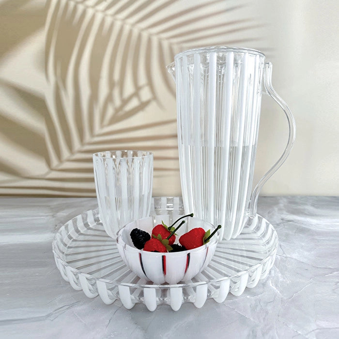 Caraffa con coperchio Guzzini Dolcevita madreperla