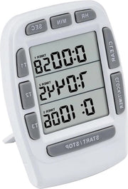 Cucina Digitale con Display LCD Grande 3 Canali Timer A Scendente Rimanente Alarme di Allarme con Batteria Sostituibile per Bambini e Anziani - JR-KT001