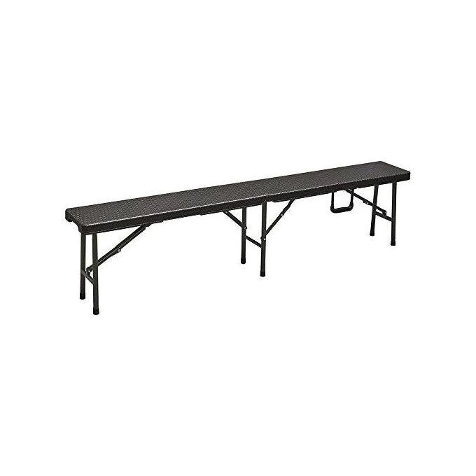 Panche Polyrattan Levante Cm.180X25X43H Nero