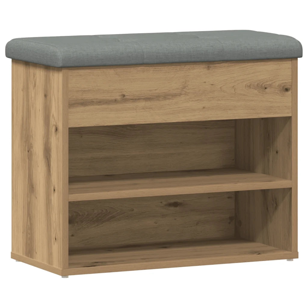 Scarpiera Rovere Artigianale 62x32x50 cm in Legno Multistrato 857630