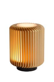 Lampada da tavolo Lucide Turbin LED 5W 3000K alluminio oro