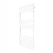 Radiatore per asciugamani design a pannello piatto 1200 x 500 mm per bagno ad incasso  Bianco