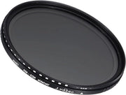 Filtro ND variabile 2-400x per fotocamera con montatura 72mm, colore grigio
