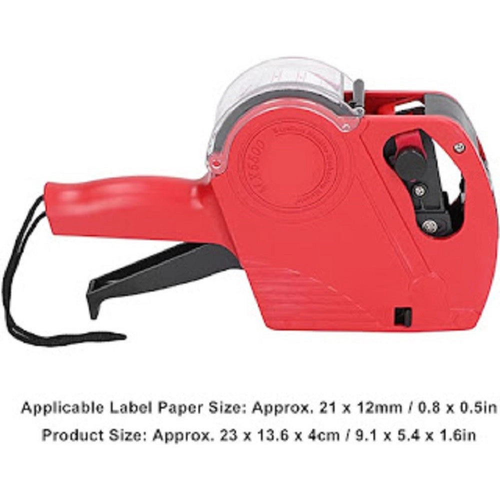 Trade Shop - Etichettatrice Manuale Per Cartellini Prezzo A 8 Cifre Magazzino Negozio Tx-9100 -