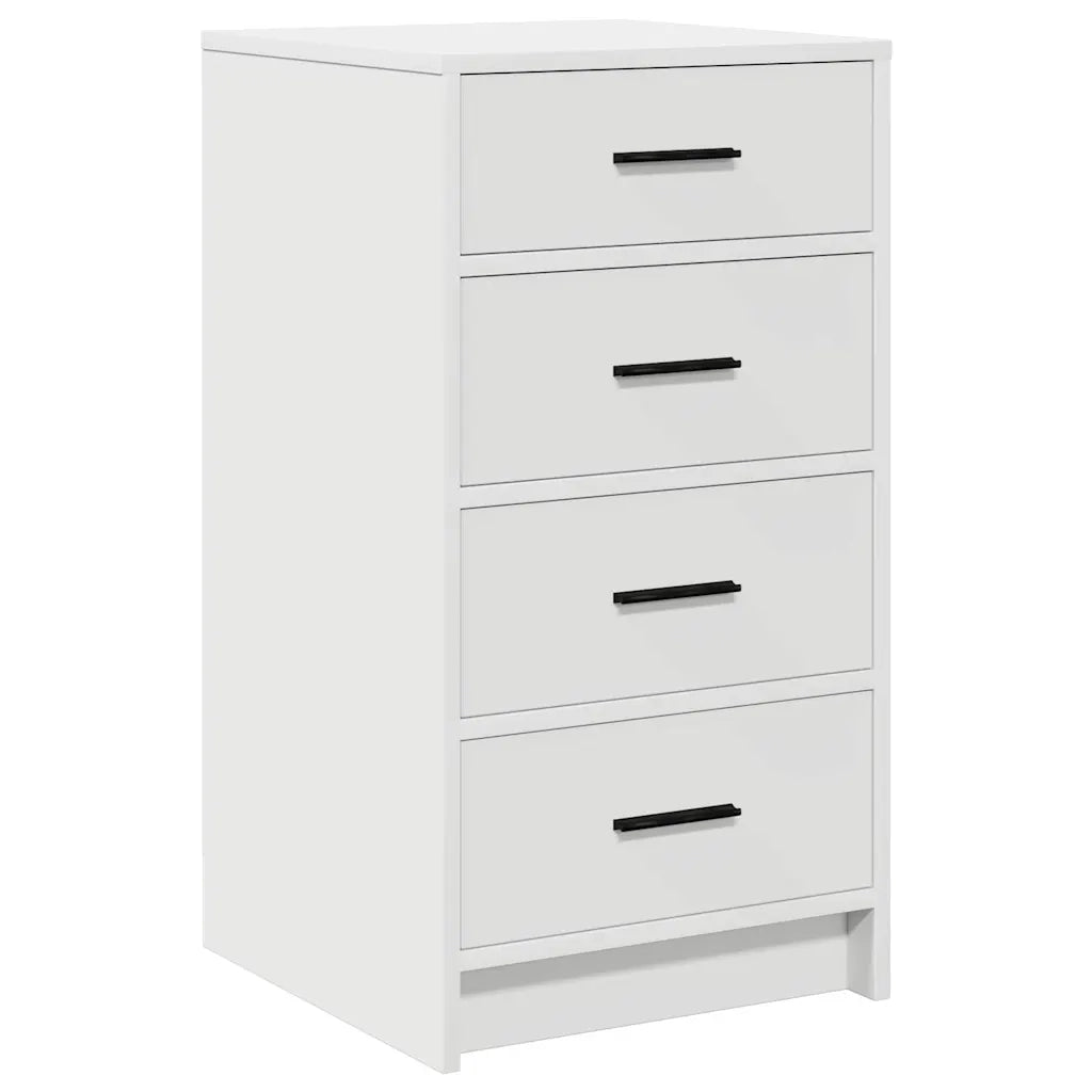 Tavolo da Trucco con cassetto 3 pcs Bianco Legno multistrato 3334218