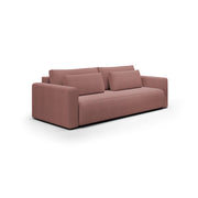 Erbezzo, Divano Letto 2 Posti Contenitore, 240x105 cm Rosa