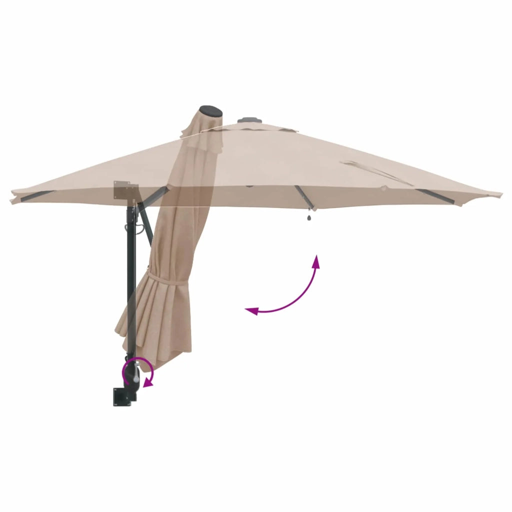 Ombrello da giardino Talpa 248 x 248 x 148 cm 42003246