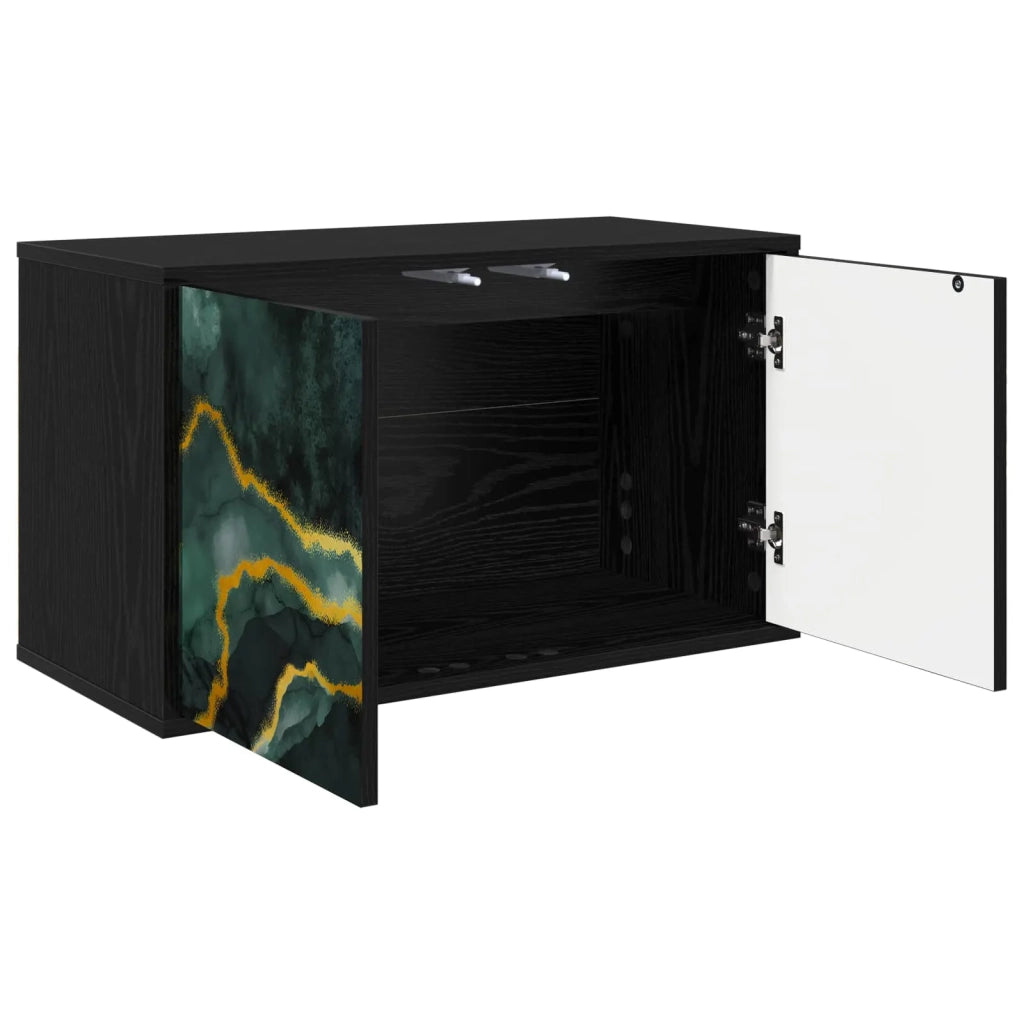 Mobile TV da Parete WIJHE 69 x 33 x 40 cm Rovere Nero 8007120