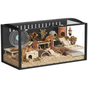 Gabbia per Criceti Grande 105x51x53 cm ¨C zephmum ¨C Nero