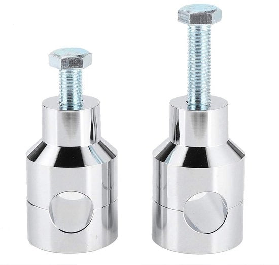 Accessori per motocicletta universali - Stabilizzatore di sterzo in lega di alluminio - Stabilizzatore di sterzo 1 pollice - Adatto per Cruiser/Chopper - Nuovo - Compatibile con V-Star/Road Star