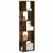 Libreria 5Ripiani Rovere Fumo 45x23,5x162,5cm Legno Multistrato 852784