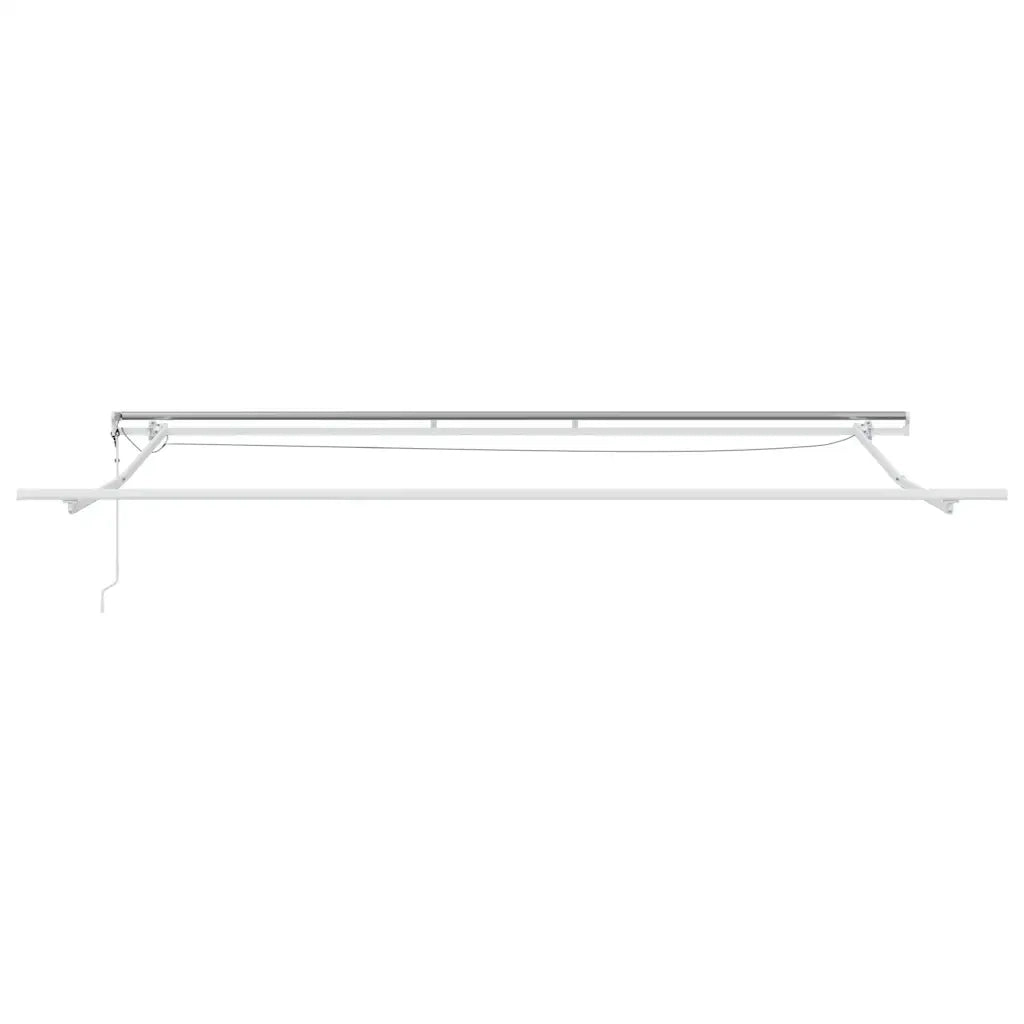 Tenda da Sole Retrattile Automatica con LED Marrone 450x300 cm