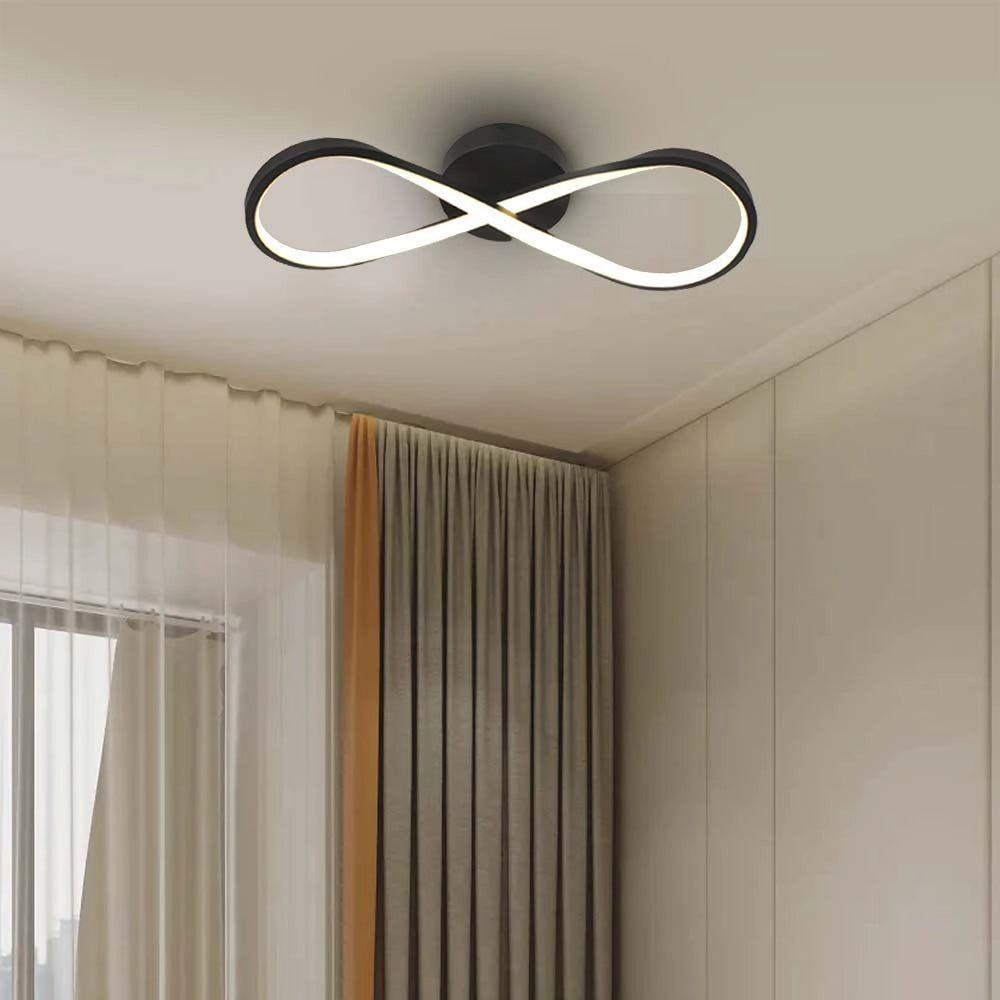 Plafoniera LED nera V-TAC VT-7789 24W 3000K 52,5cm