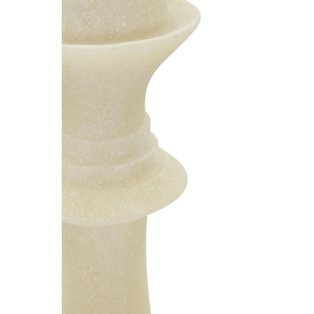 Scultura Scacchi 2, Bianco, Poliresina, 12x12x36 cm