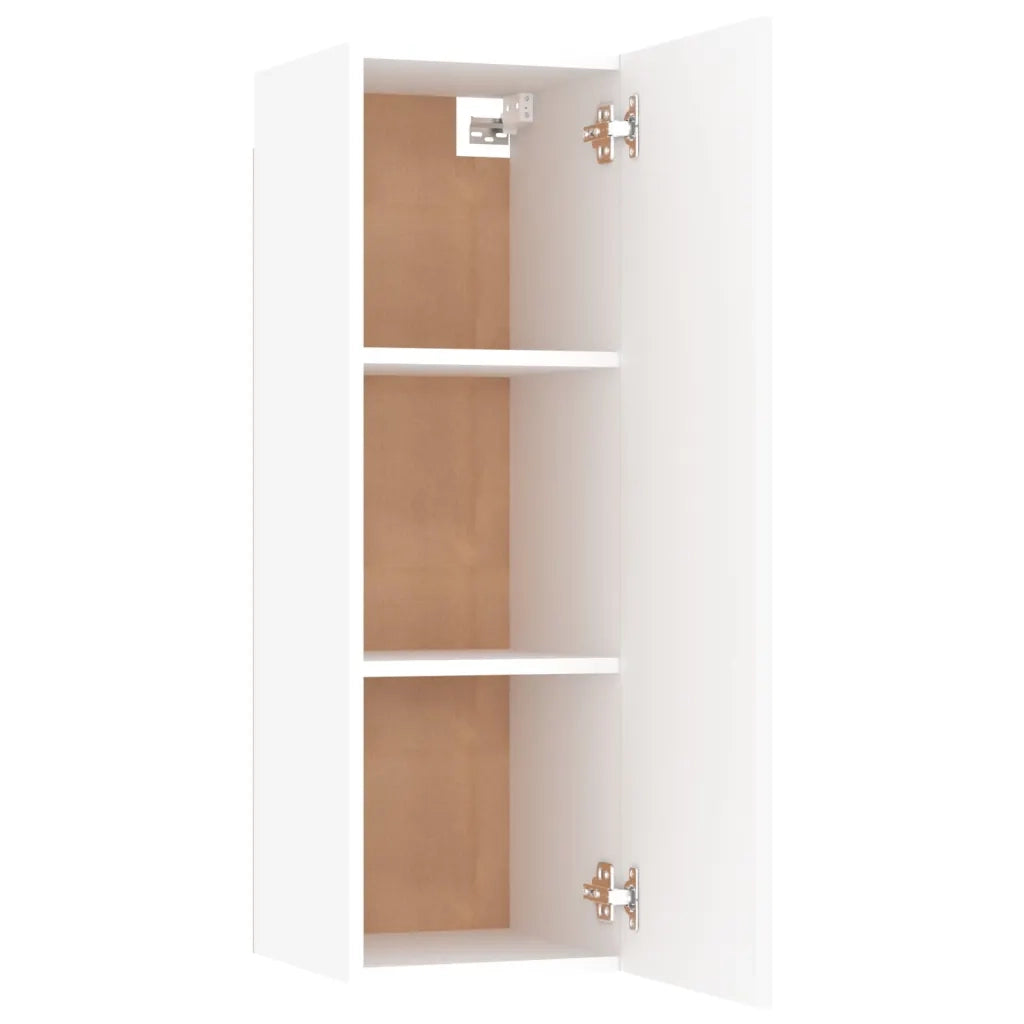 Set Mobili Porta TV 8pz Bianco in Legno Multistrato 3114230