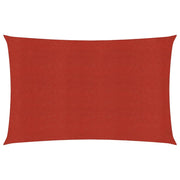 Vela ombreggiante/ombrellone 160 g/m² rosso 2 x 5 m HDPE 02_0009258