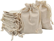 24 sacchetti di stoffa, sacchetti di cotone, sacchetti di juta con cordoncino, sacchetti di lino riutilizzabili, sacchetti di stoffa per matrimoni, feste, conservazione, 10*12cm